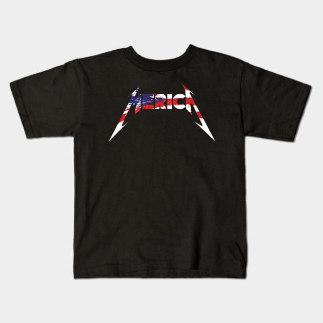 Merica Kids T-Shirt by Toby Wilkinson